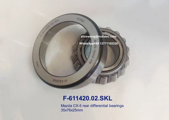 F-611420.02.SKL F-611420 02 KA03-27-220 Mazda CX-5 διαφορικά ρυμουλκούμενα κωνικά ρυμουλκούμενα 35*76*25mm
