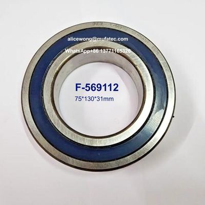 Κεραμικά ρουλεμάν F-569112 για τυπογραφικό μηχανοκίνητο μηχανοκίνητο 75*130*31mm